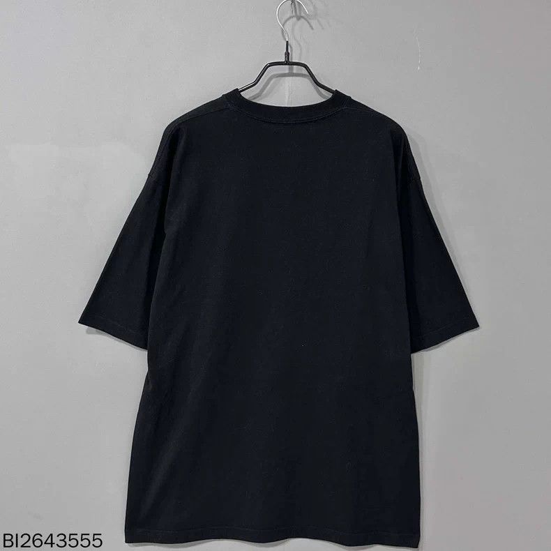 Balenciaga Balenciaga Black Embroidered GW Tee - dmc Size US S / EU 44-46 / 1 - 3 Thumbnail
