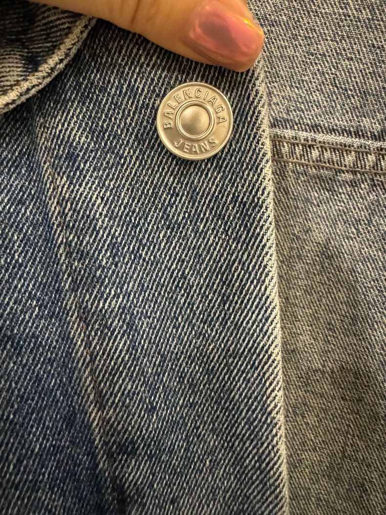 Balenciaga Balenciaga Denim Jacket - dmc Size US S / EU 44-46 / 1 - 4 Thumbnail