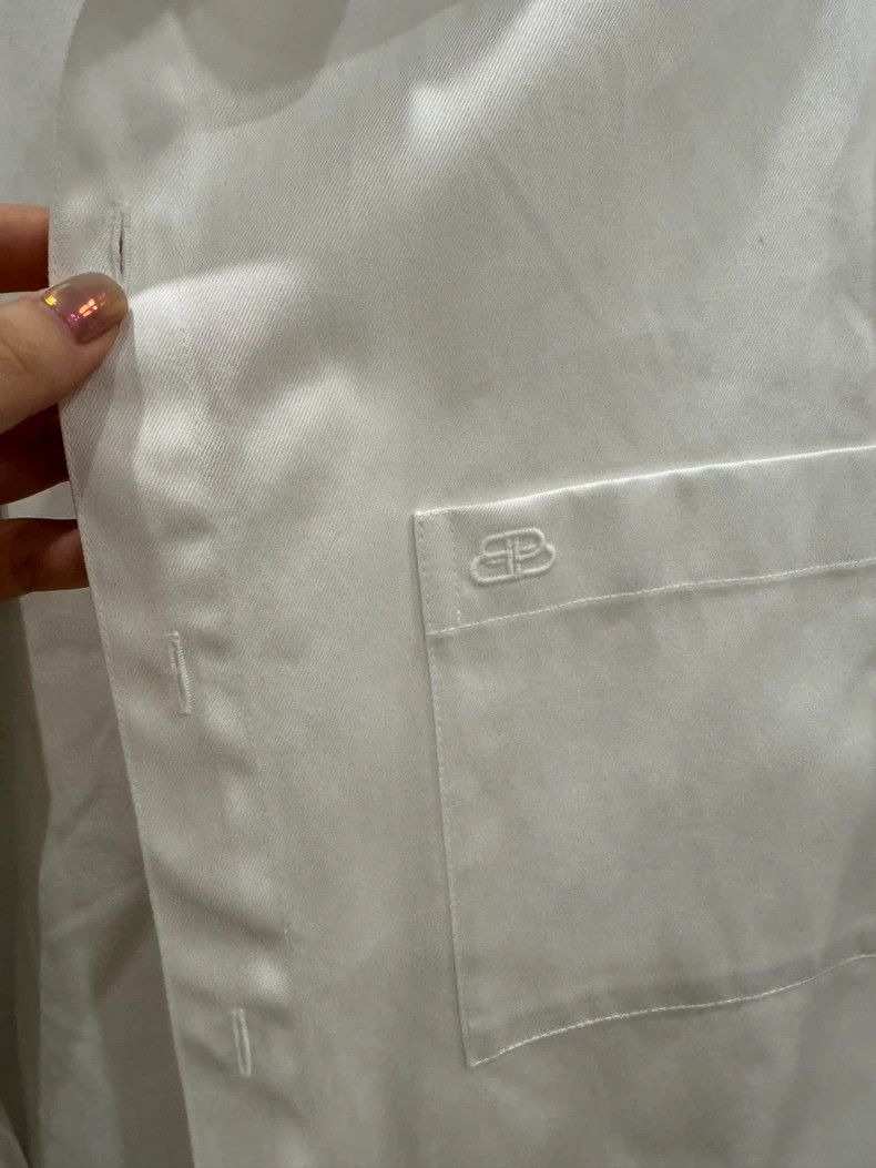 Balenciaga Balenciaga Shirt Jacket White - dmc Size US S / EU 44-46 / 1 - 2 Thumbnail