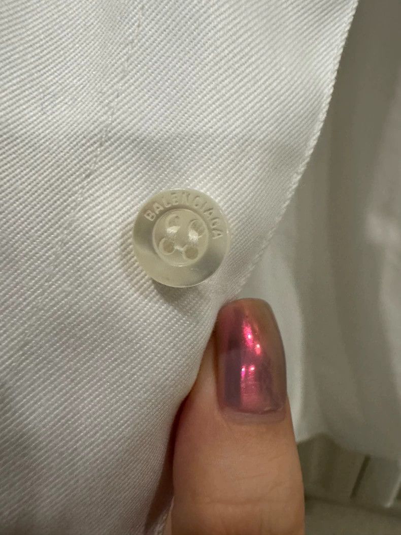 Balenciaga Balenciaga Shirt Jacket White - dmc Size US S / EU 44-46 / 1 - 5 Thumbnail
