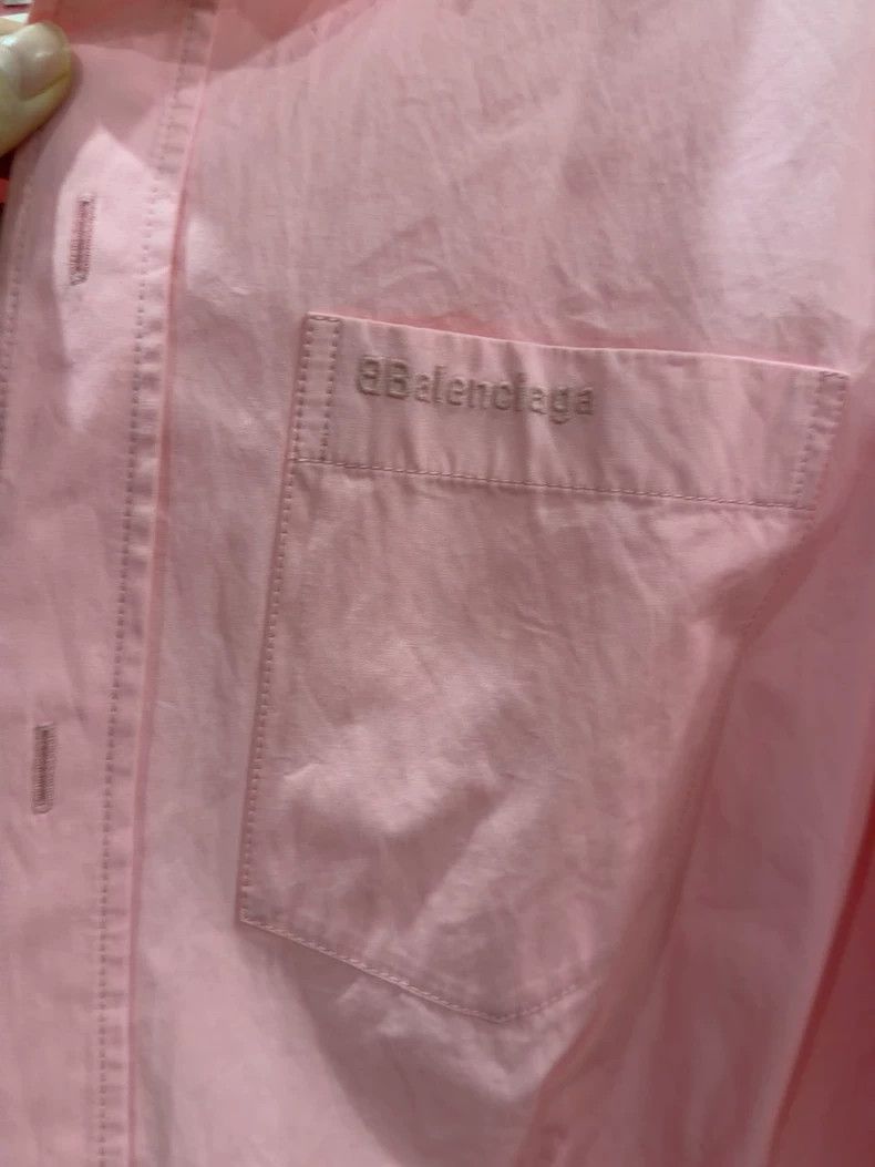 Balenciaga Balenciaga Pink Open Sleeve Shirt - dmc Size US S / EU 44-46 / 1 - 2 Thumbnail