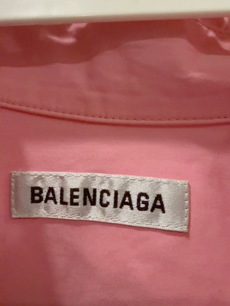 Balenciaga Balenciaga Pink Open Sleeve Shirt - dmc Size US S / EU 44-46 / 1 - 3 Thumbnail