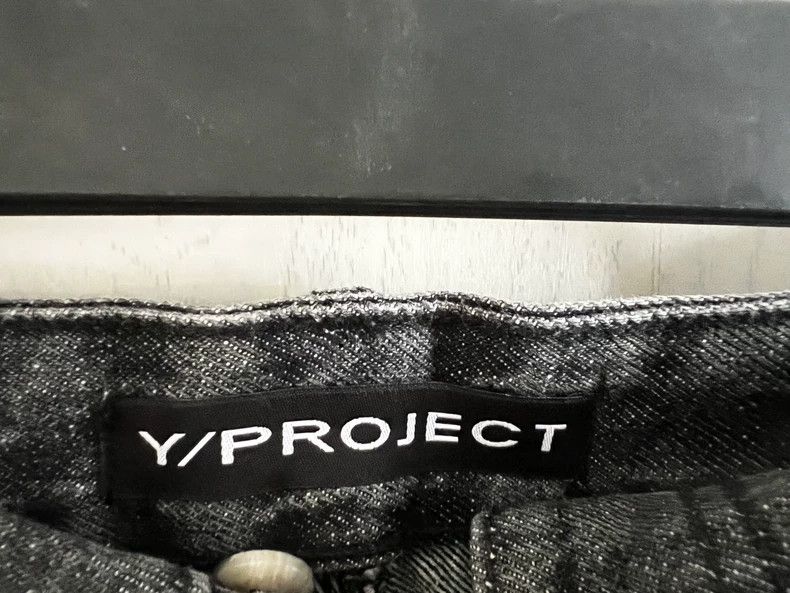 Y/Project Y Project Double Waist Black Jeans XS - dmc Size US 26 / EU 42 - 3 Thumbnail