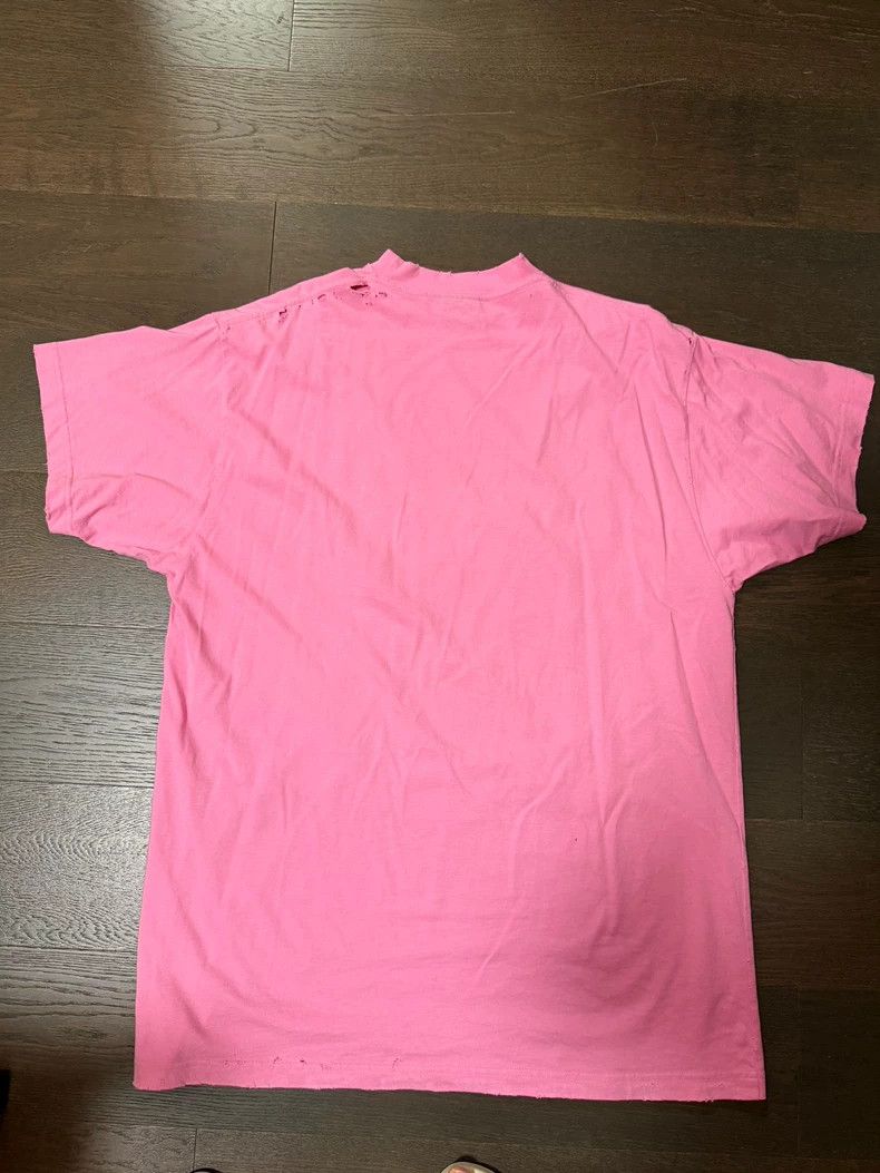 Balenciaga Balenciaga Pink Foam Letter T-Shirt - dmc Size US S / EU 44-46 / 1 - 6 Thumbnail