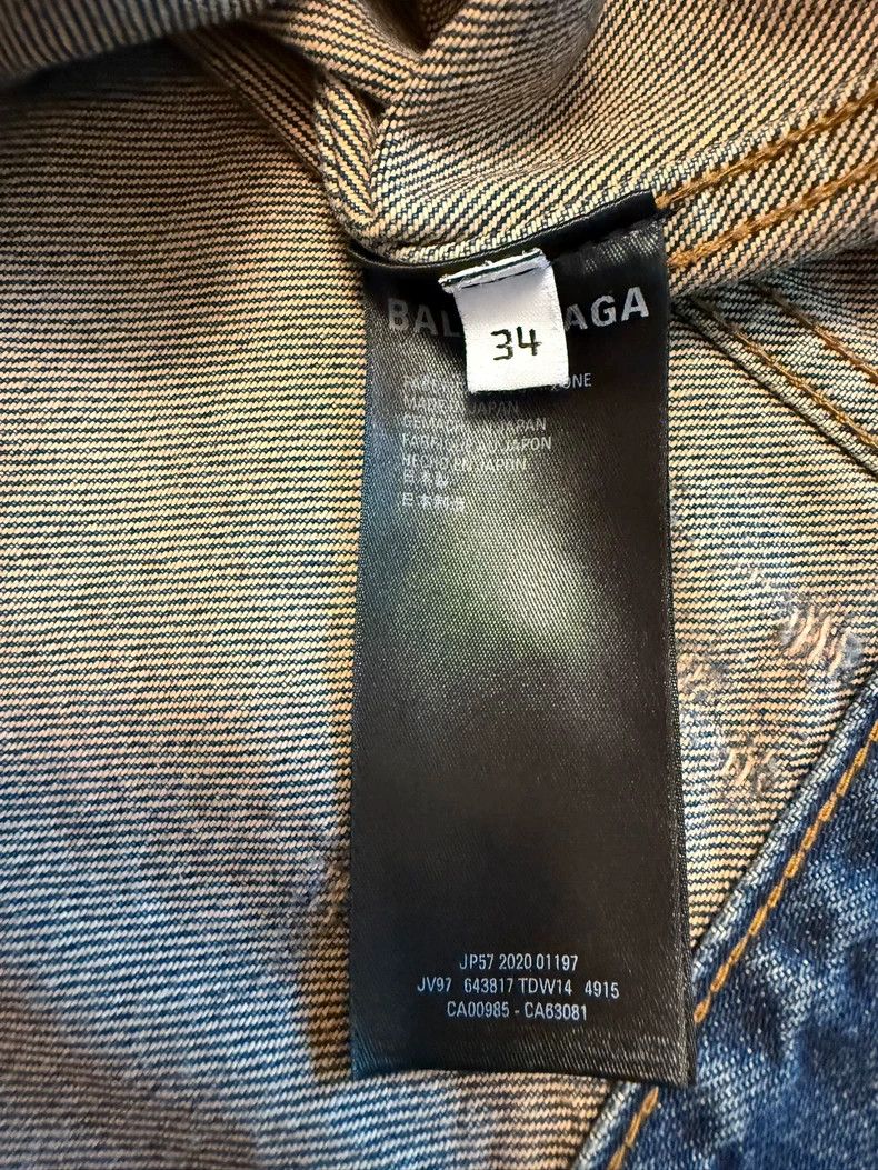 Balenciaga Balenciaga Classic Denim Jacket - dmc Size US S / EU 44-46 / 1 - 7 Thumbnail