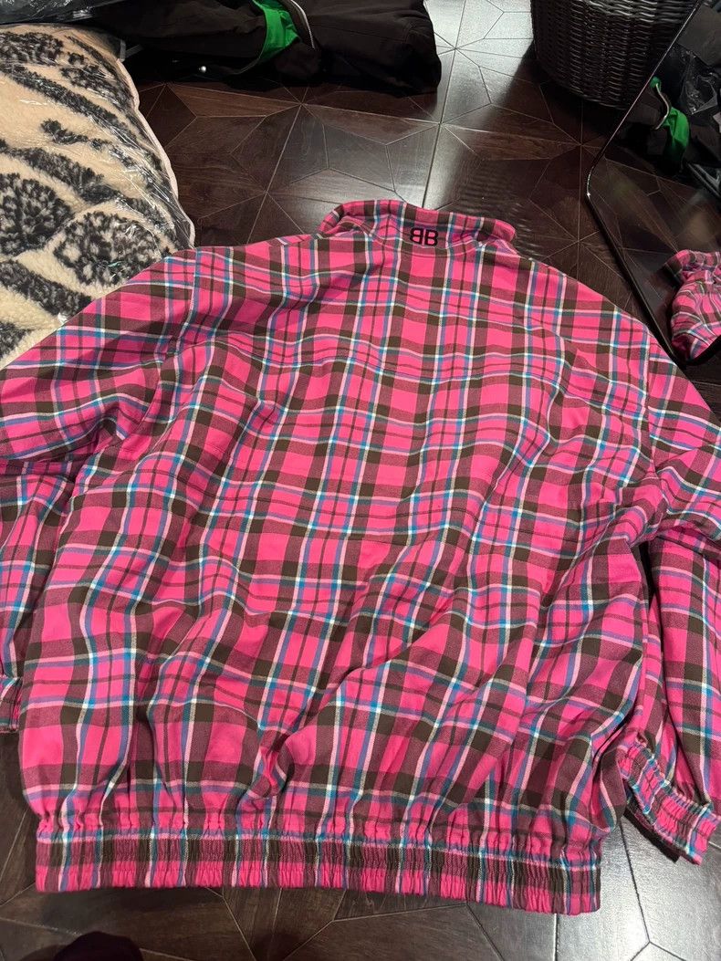 Balenciaga Balenciaga Pink Brown Plaid Jacket - dmc Size US XS / EU 42 / 0 - 7 Thumbnail