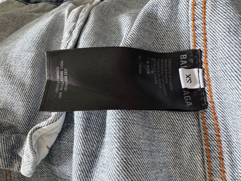 Balenciaga Balenciaga Denim Jacket XS - dmc Size US XS / EU 42 / 0 - 4 Thumbnail