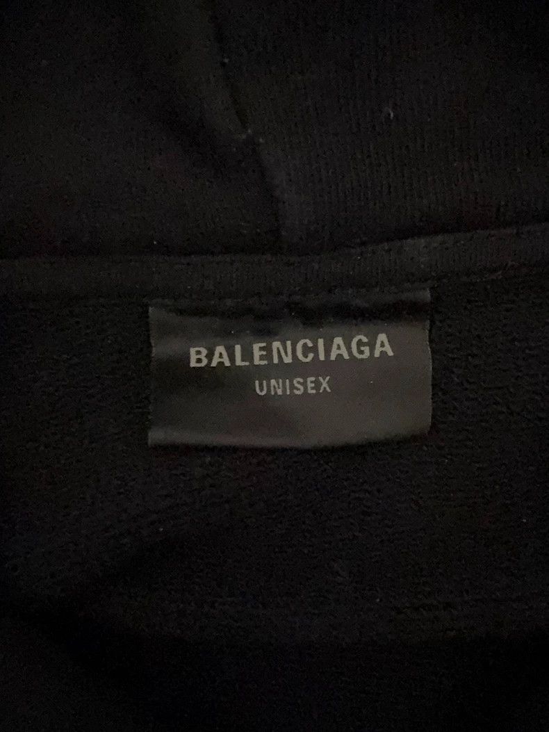 Balenciaga Balenciaga FW23 Distressed Logo Hoodie - dmc Size US M / EU 48-50 / 2 - 3 Thumbnail