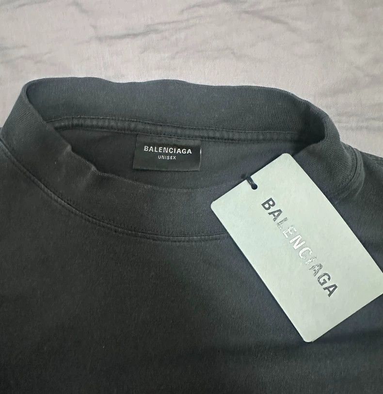Balenciaga Balenciaga 25SS Distressed Sailing Tee - dmc Size US S / EU 44-46 / 1 - 3 Thumbnail