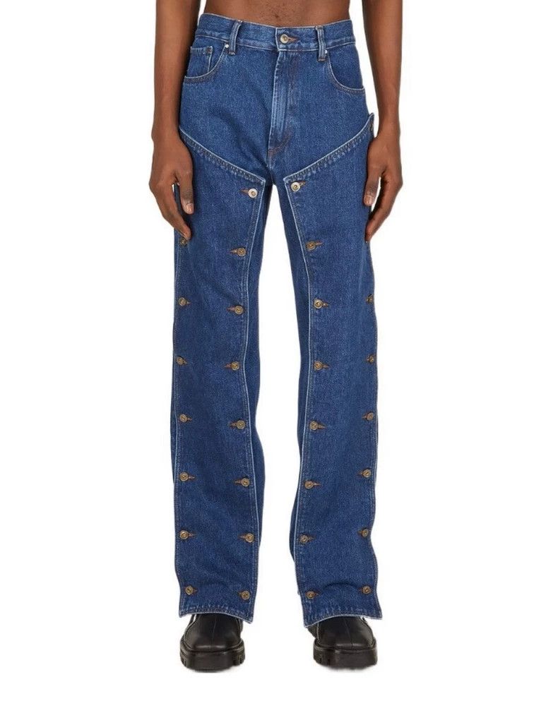 Y/Project Y-Project Straight Removable Button Jeans - dmc Size US 31 - 4 Thumbnail