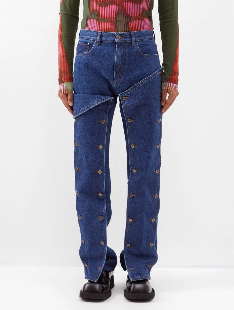 Y/Project Y-Project Straight Removable Button Jeans - dmc Size US 31 - 5 Thumbnail