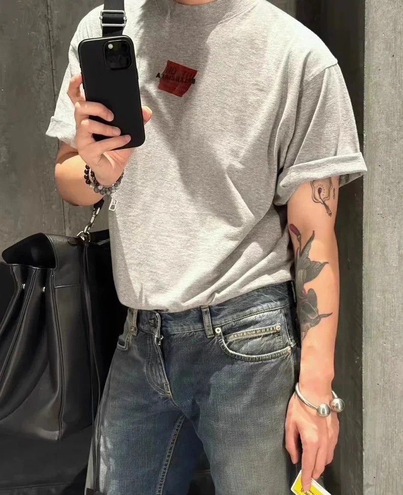 Balenciaga Balenciaga 2025FW Taped Logo T-Shirt - dmc Size US S / EU 44-46 / 1 - 2 Thumbnail