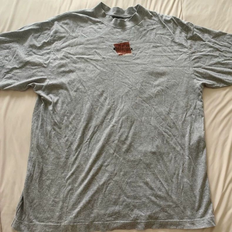 Balenciaga Balenciaga 2025FW Taped Logo T-Shirt - dmc Size US S / EU 44-46 / 1 - 4 Thumbnail