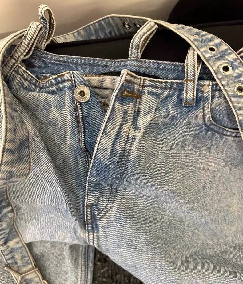 Y/Project y/Project Deconstructed Denim Jeans - dmc Size US 33 - 2 Thumbnail