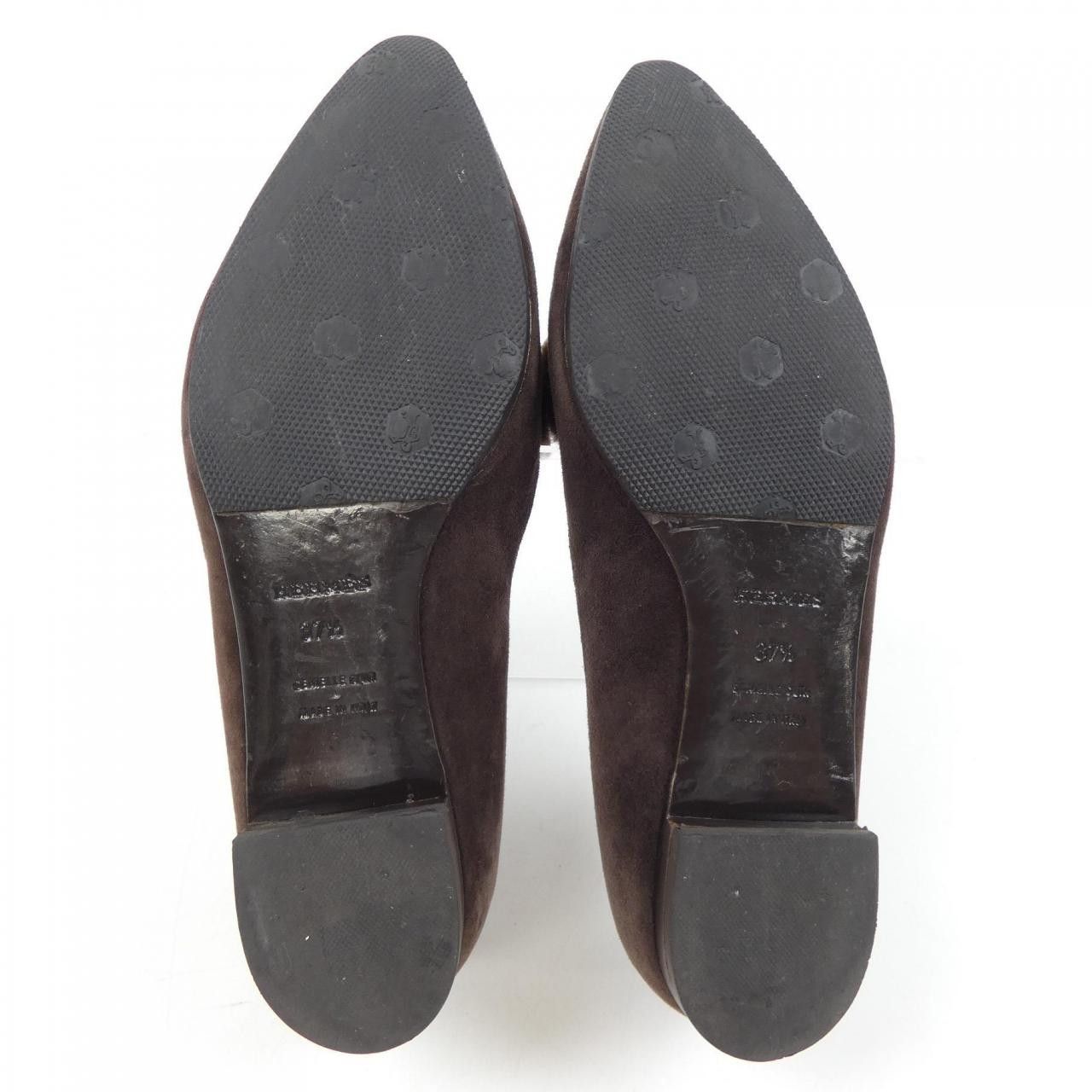 Hermes Hermes Hermes Flat Shoes Fur Shoes Natural Material Shoes DUTY FREE for USA Size ONE SIZE - 4 Thumbnail
