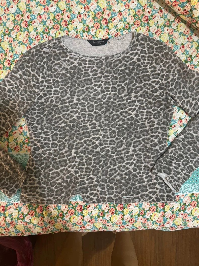 Balenciaga Balenciaga Limited Leopard Print Top - dmc Size US S / EU 44-46 / 1 - 2 Thumbnail