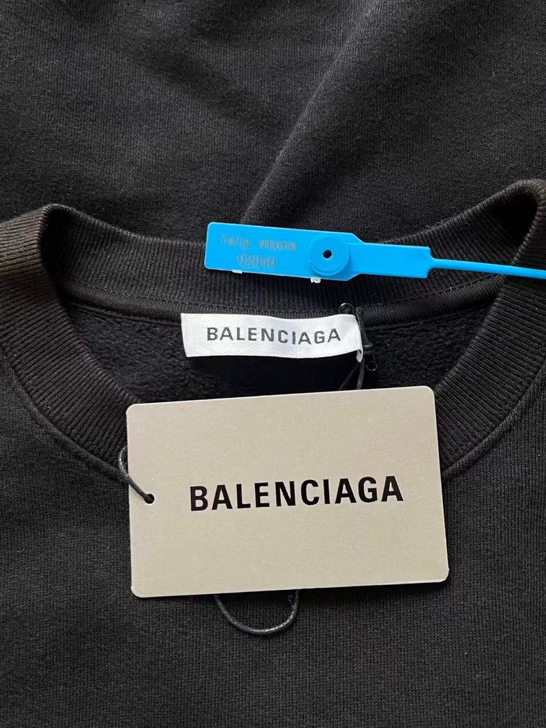 Balenciaga Balenciaga Black NEW OUT Back Logo Tee - dmc Size US XS / EU 42 / 0 - 5 Thumbnail