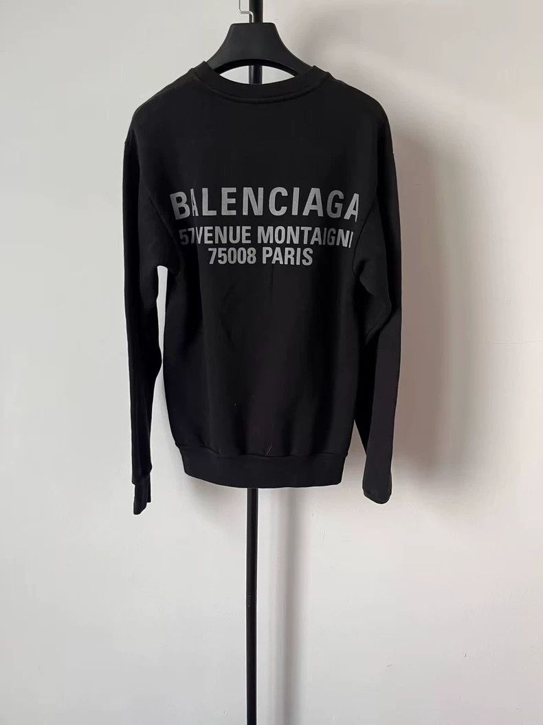 Balenciaga Balenciaga Black NEW OUT Back Logo Tee - dmc Size US XS / EU 42 / 0 - 2 Thumbnail