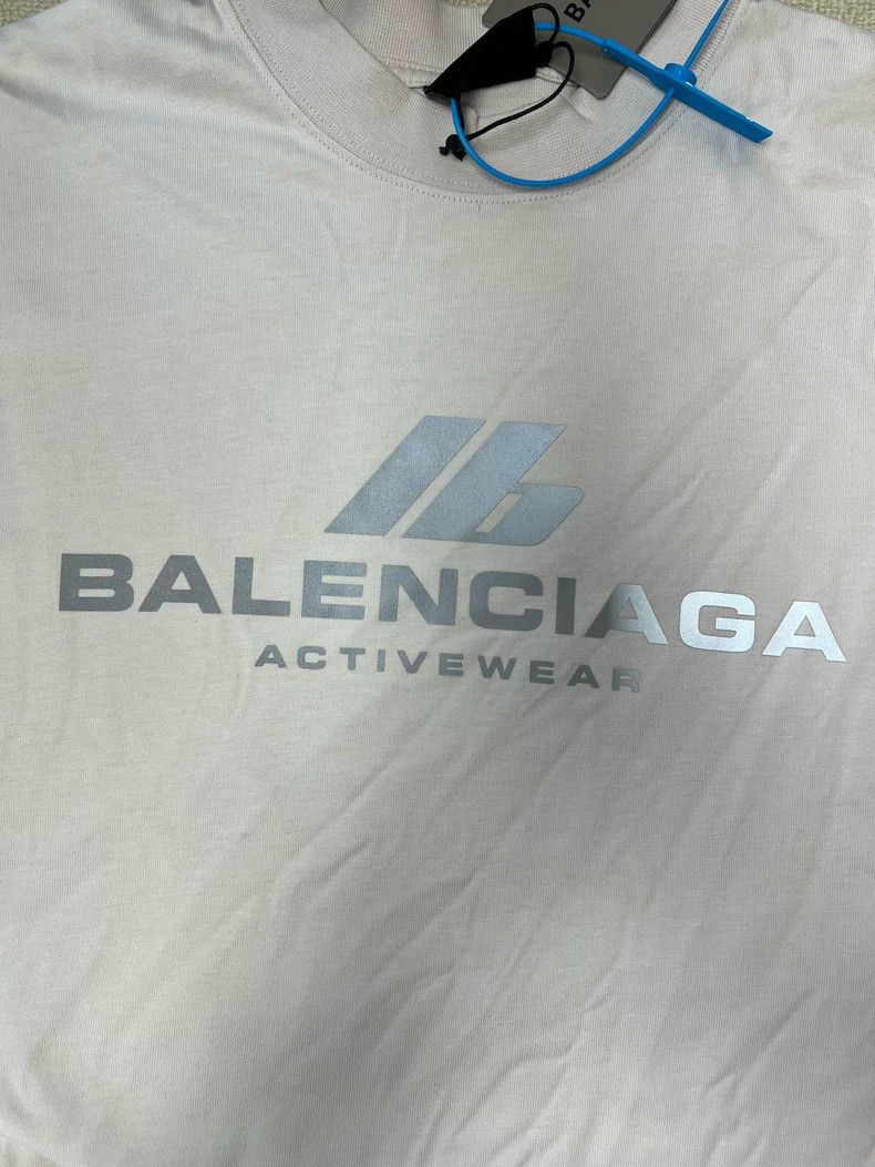Balenciaga Balenciaga Reflective Logo Short Sleeve - dmc Size US XS / EU 42 / 0 - 3 Thumbnail
