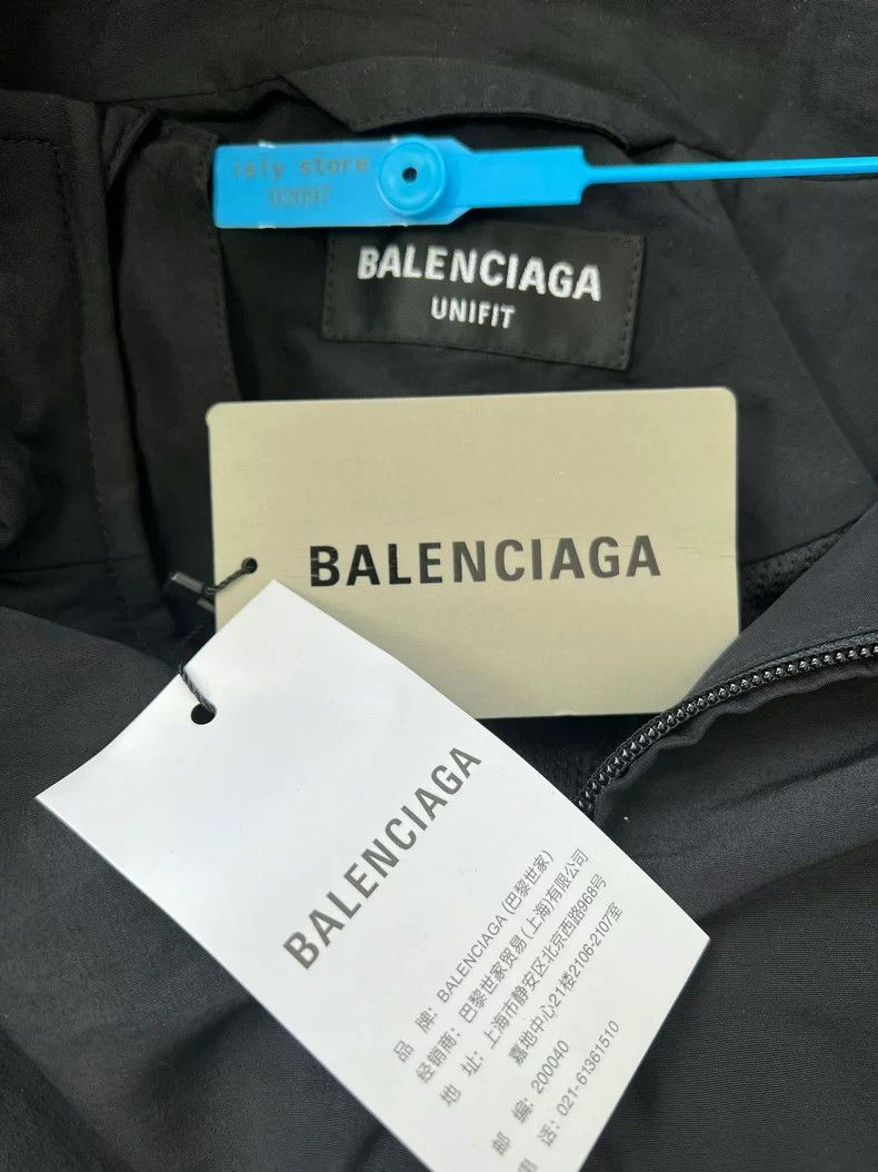 Balenciaga Balenciaga Logo Embroidered Shoulder Pad Jacket - dmc Size US M / EU 48-50 / 2 - 2 Thumbnail