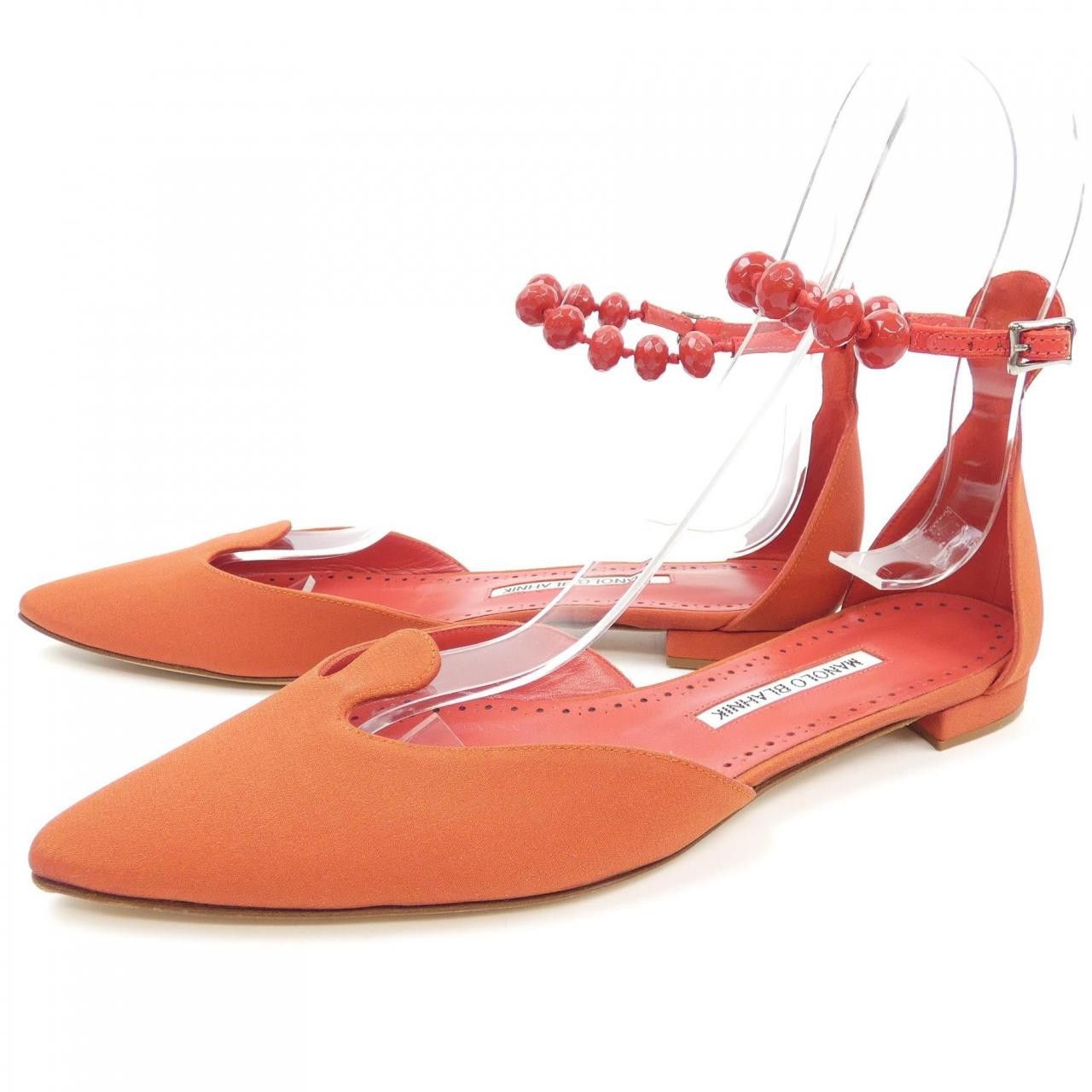 Manolo Blahnik Manolo Blahnik Manolo Blahnik Shoes Leather Shoes DUTY FREE for USA Size ONE SIZE - 3 Thumbnail