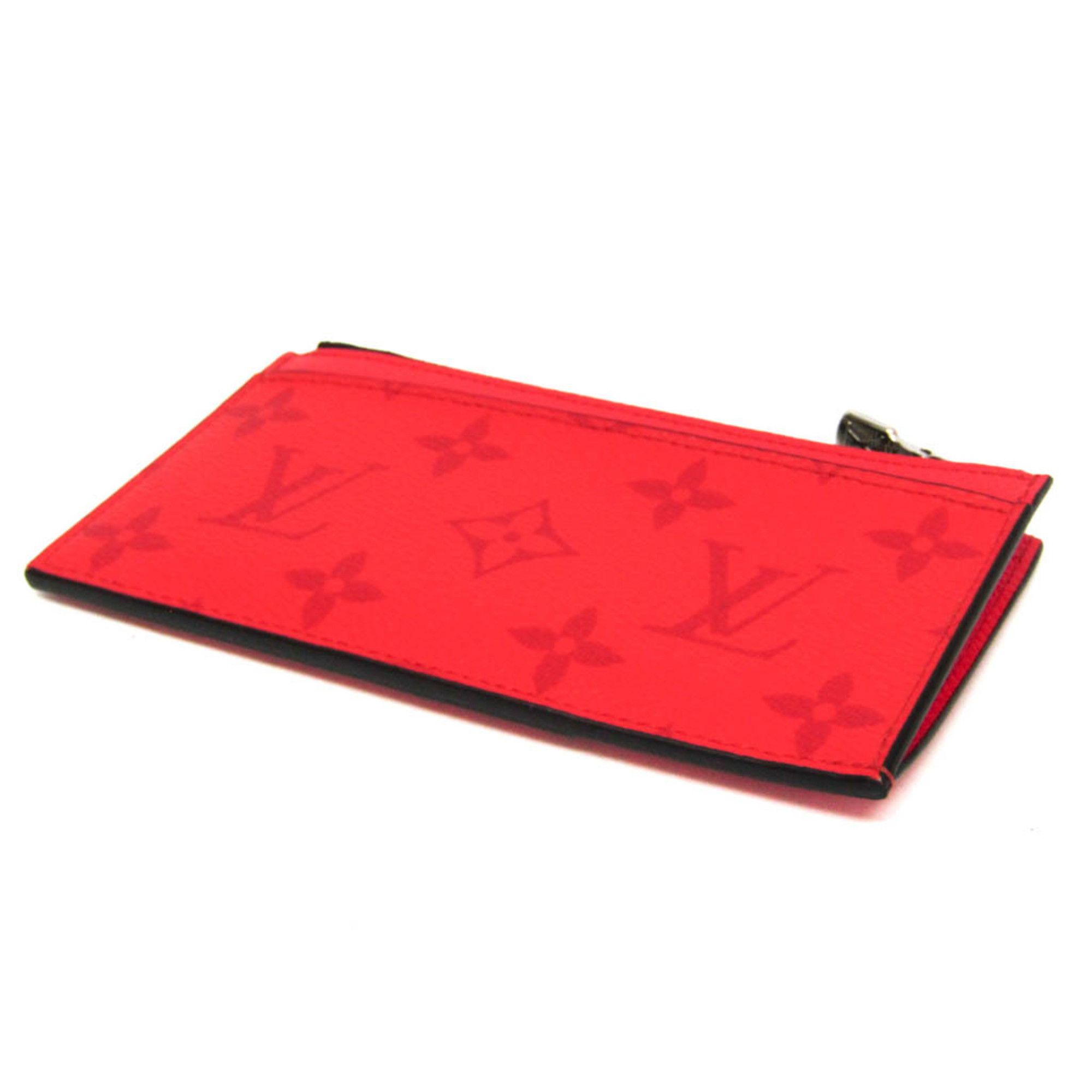 Louis Vuitton Louis Vuitton Taigarama Coin Card Holder M30829 Women,Men Taigarama Coin Purse/coin Case Red Color Size ONE SIZE - 2 Thumbnail