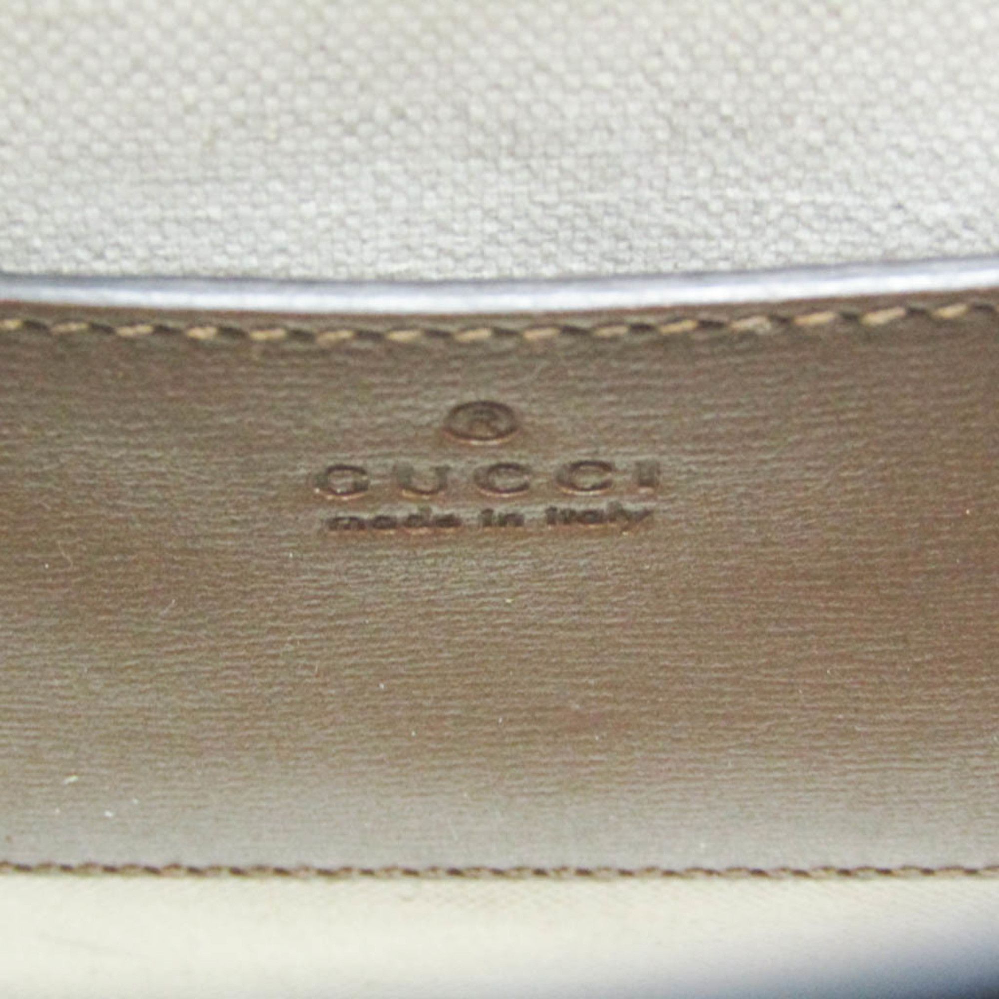 Gucci Gucci Interlocking G 671623 Women's Leather,GG Supreme Handbag,Shoulder Bag Beige,Brown Size ONE SIZE - 13 Thumbnail