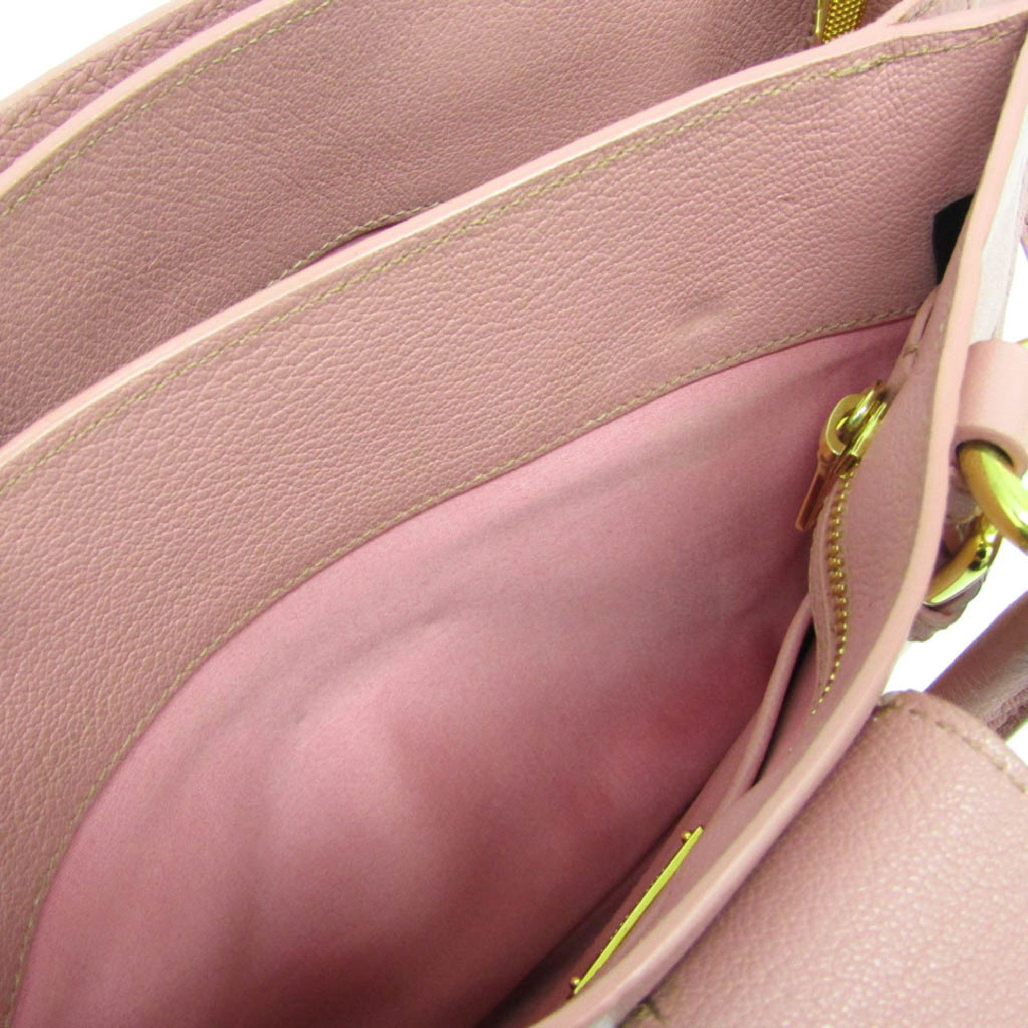 Miu Miu Miu Miu MADRAS RN0799 Women's Leather Handbag,Shoulder Bag Pink Size ONE SIZE - 13 Thumbnail