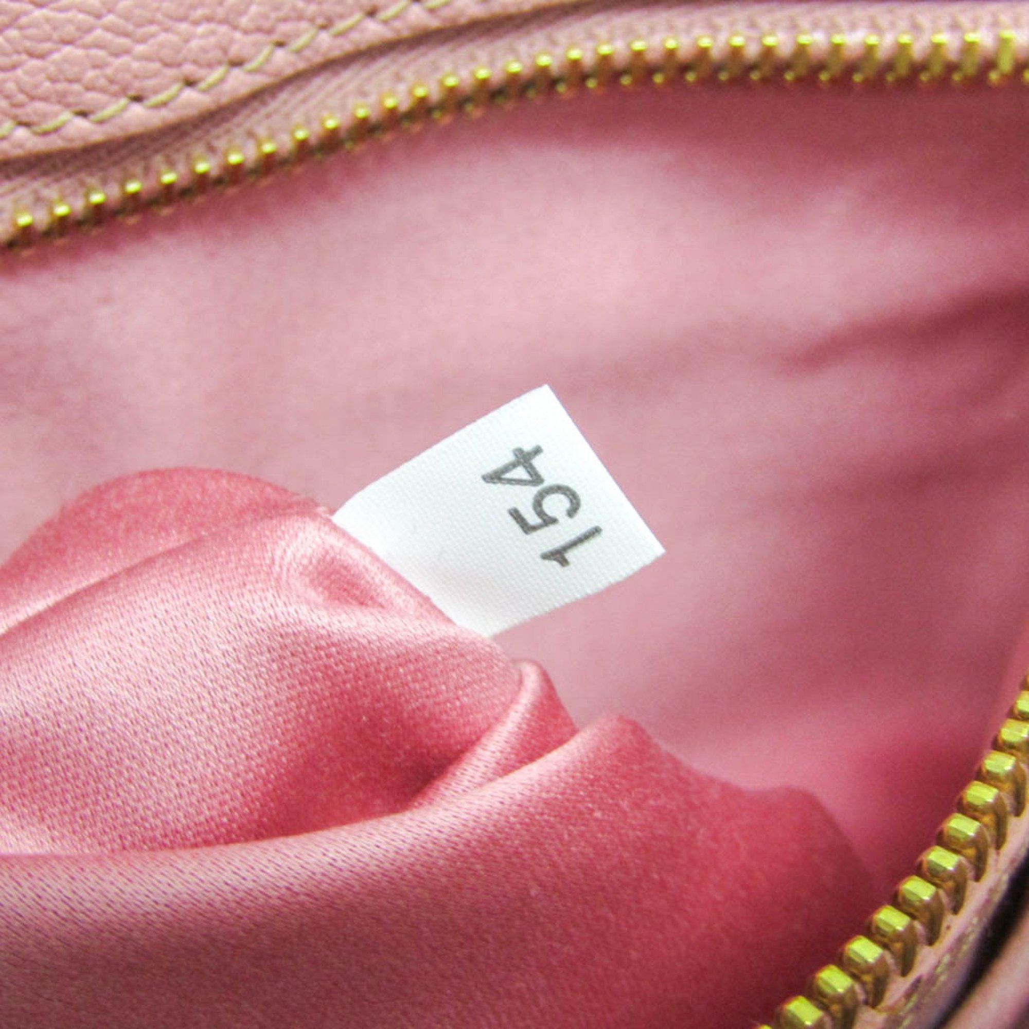 Miu Miu Miu Miu MADRAS RN0799 Women's Leather Handbag,Shoulder Bag Pink Size ONE SIZE - 17 Thumbnail