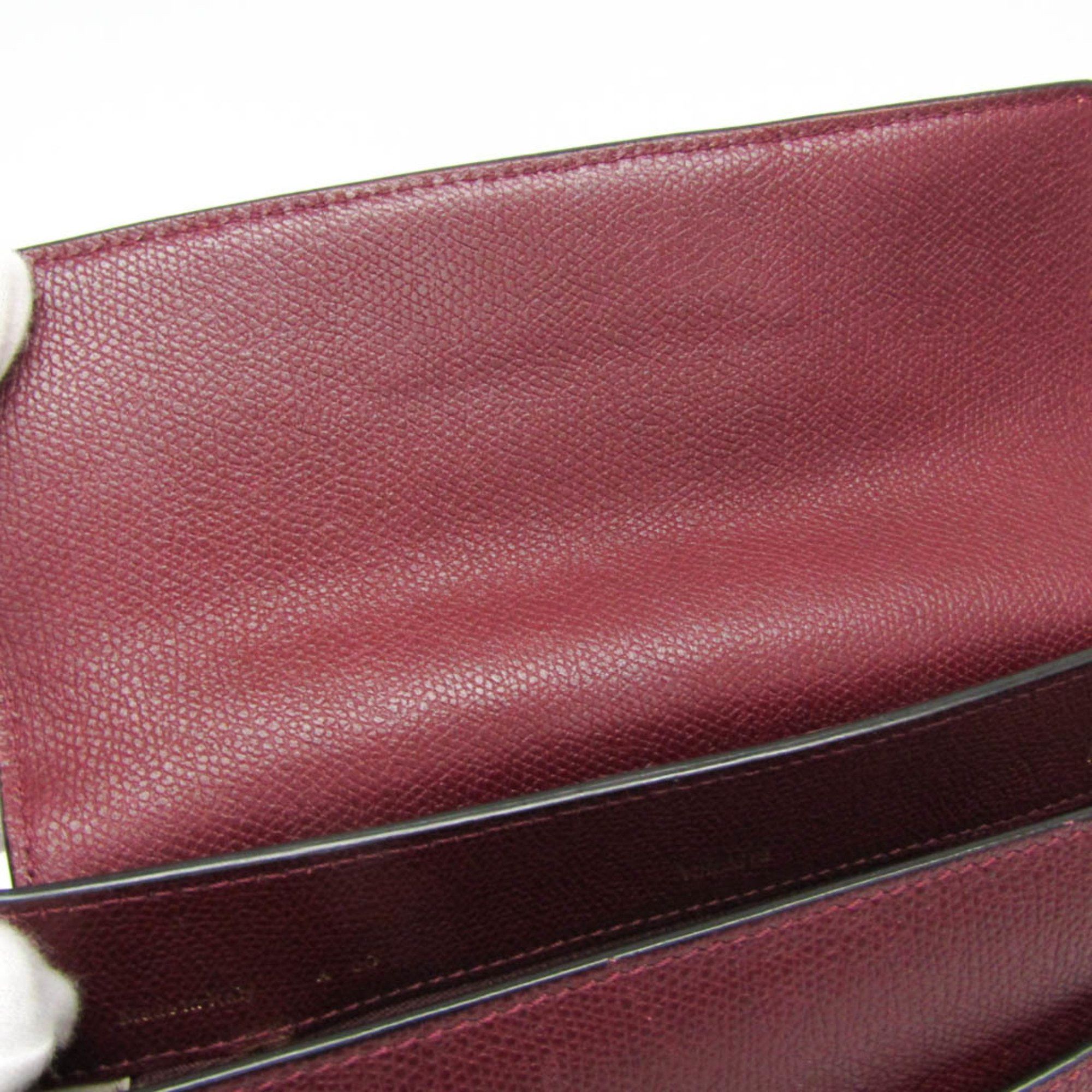 Valextra Valextra Crossbody Women's Leather Shoulder Bag Bordeaux Size ONE SIZE - 14 Thumbnail