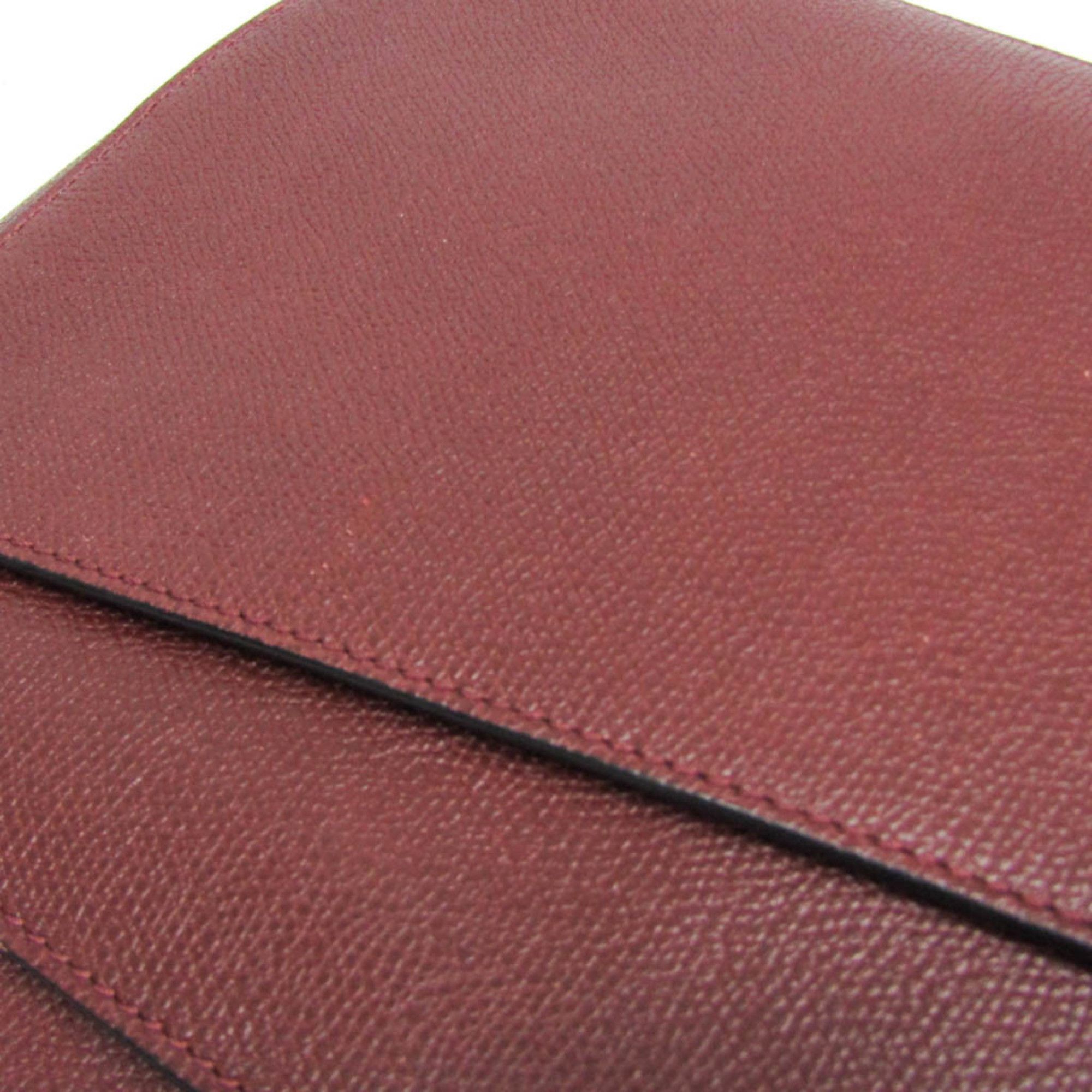 Valextra Valextra Crossbody Women's Leather Shoulder Bag Bordeaux Size ONE SIZE - 6 Thumbnail