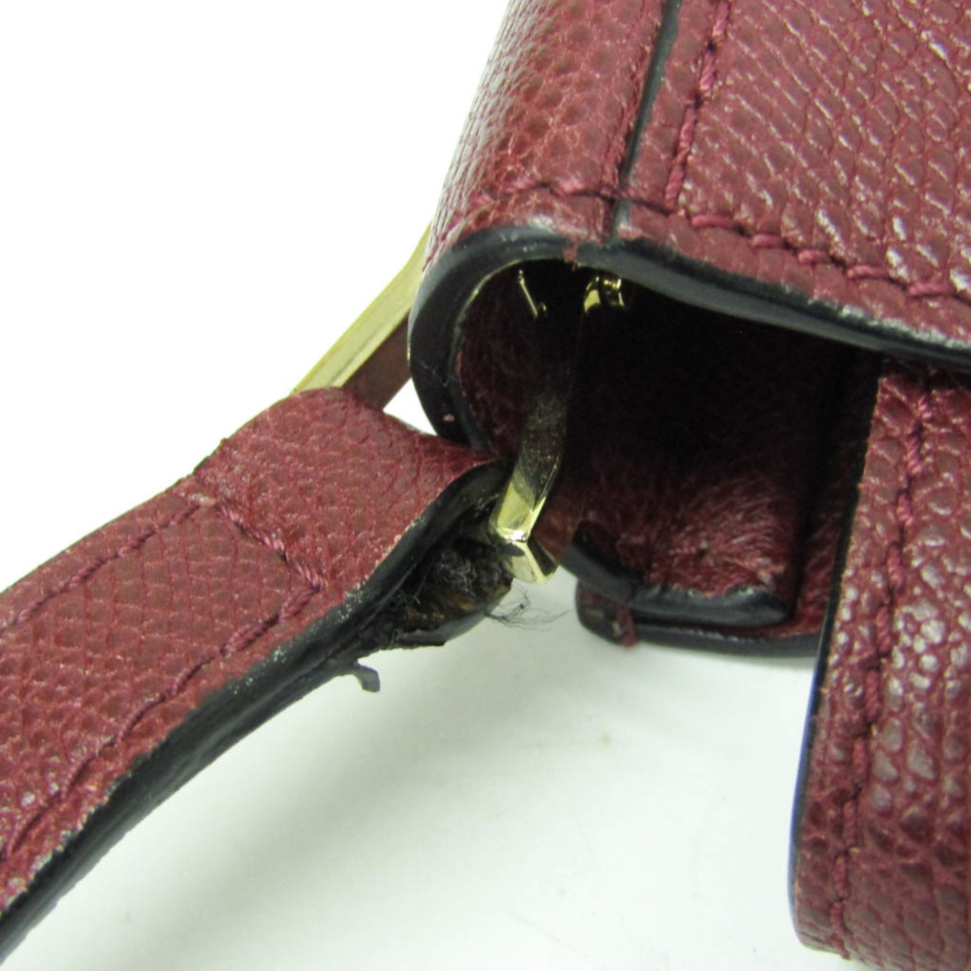 Valextra Valextra Crossbody Women's Leather Shoulder Bag Bordeaux Size ONE SIZE - 11 Thumbnail
