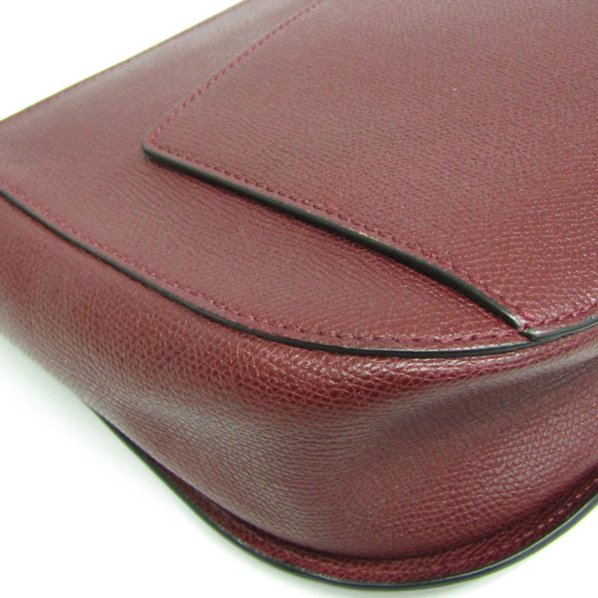 Valextra Valextra Crossbody Women's Leather Shoulder Bag Bordeaux Size ONE SIZE - 5 Thumbnail