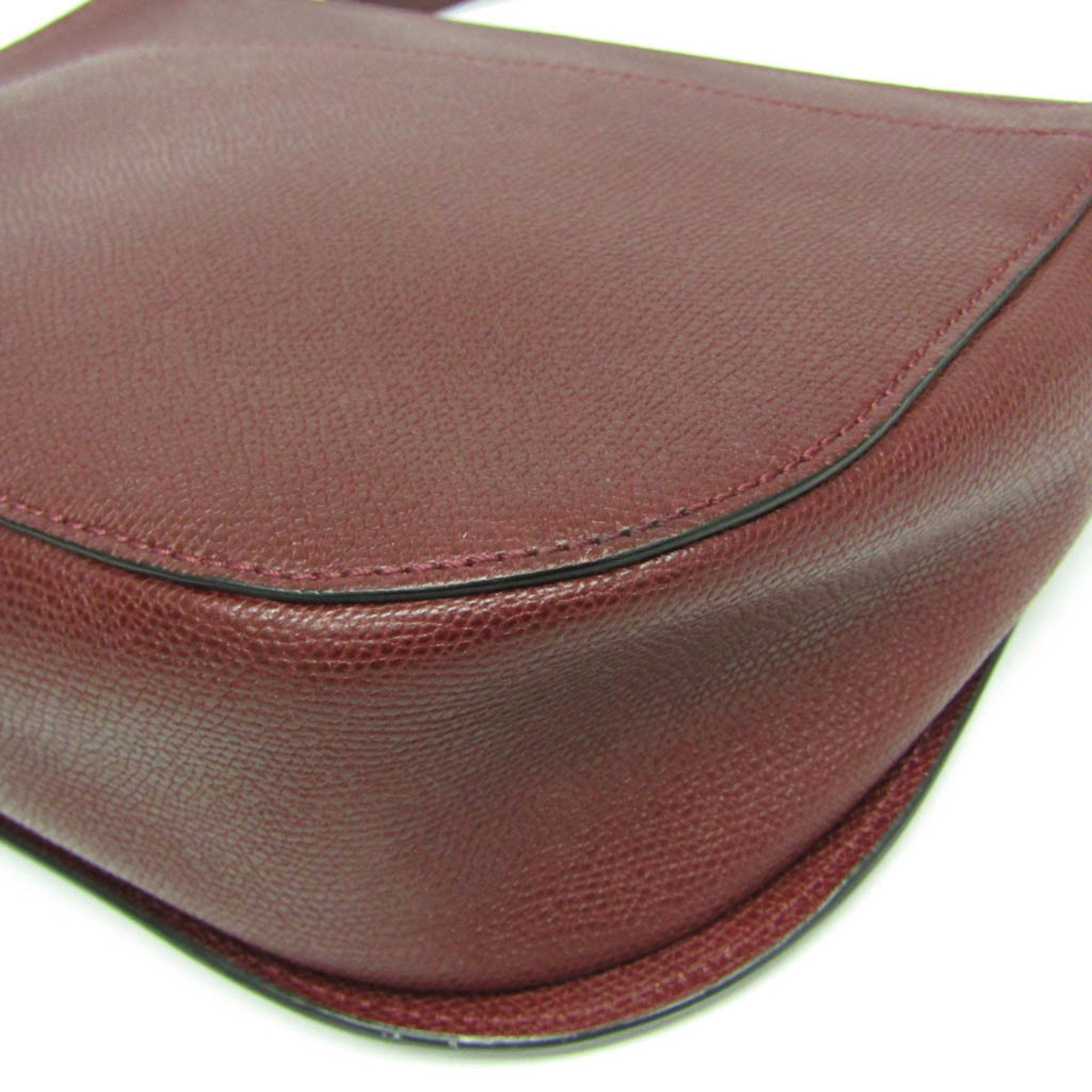 Valextra Valextra Crossbody Women's Leather Shoulder Bag Bordeaux Size ONE SIZE - 4 Thumbnail