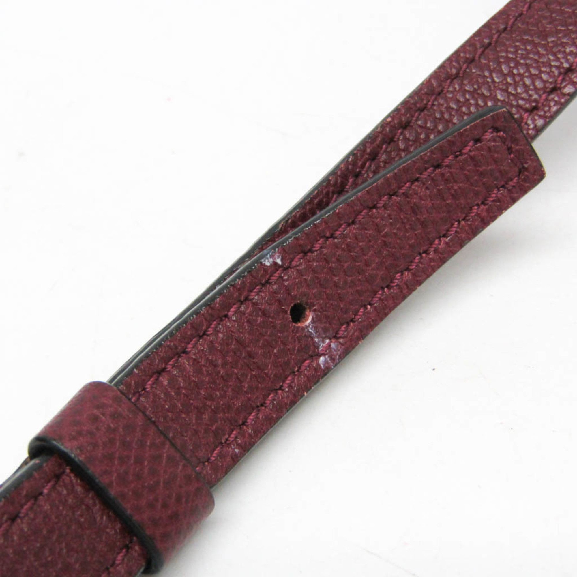 Valextra Valextra Crossbody Women's Leather Shoulder Bag Bordeaux Size ONE SIZE - 9 Thumbnail