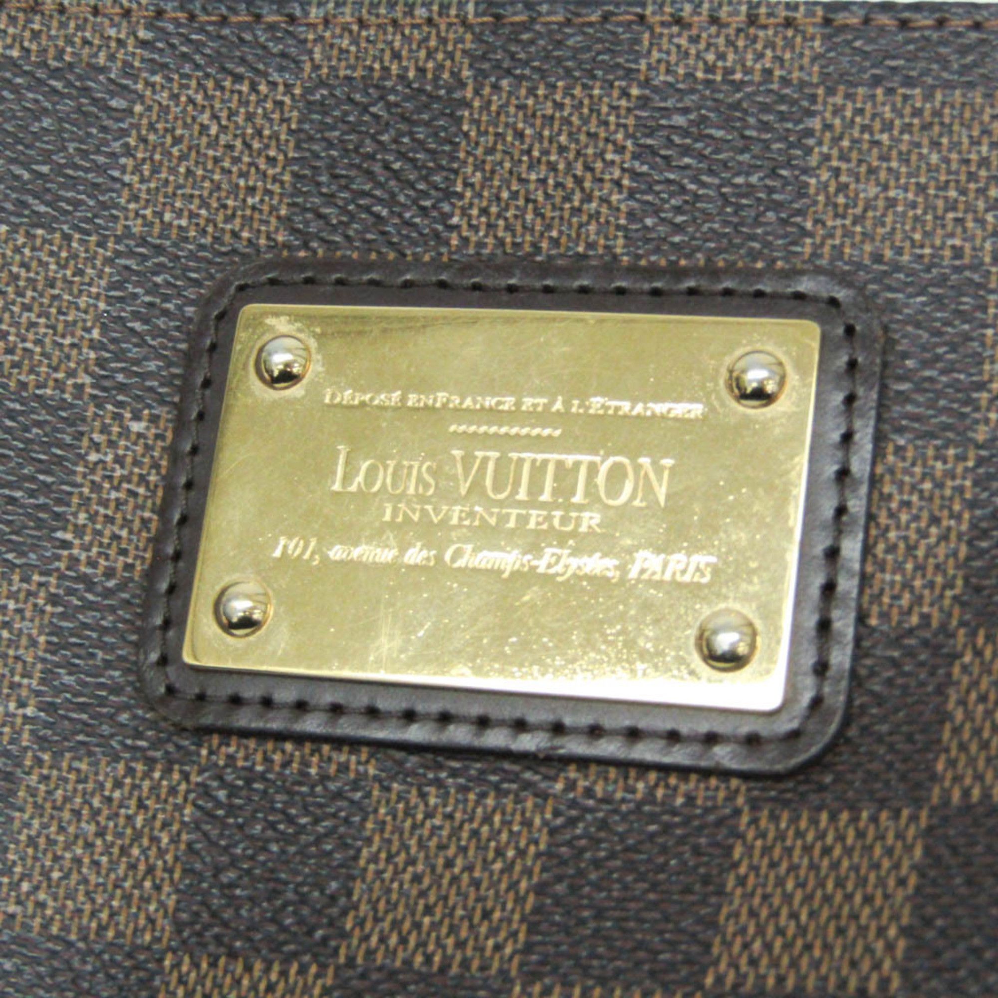 Louis Vuitton Louis Vuitton Damier Eva N55213 Women's Handbag,Shoulder Bag Brown,Ebene Size ONE SIZE - 8 Thumbnail