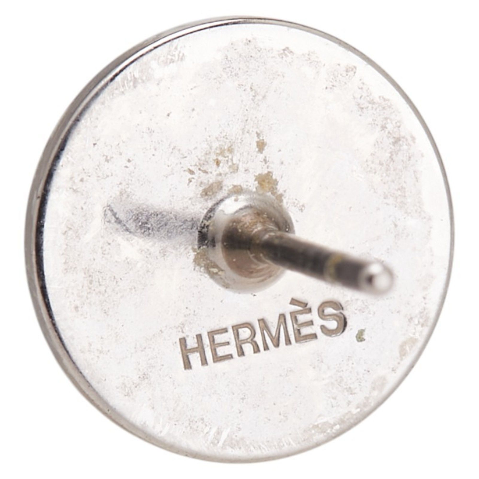 Hermes Hermes Eclipse Earrings in Silver and Light Blue Metal for Women Size ONE SIZE - 4 Thumbnail