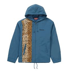 Supreme Cheetah Hooded Station Jacket | Grailed