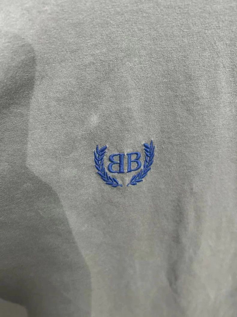 Balenciaga Balenciaga Wheat Ear BB Logo Loose Short Sleeve - dmc Size US L / EU 52-54 / 3 - 3 Thumbnail