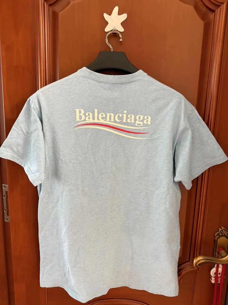 Balenciaga Balenciaga Blue Coke Short Sleeve XXS - dmc Size US XXS / EU 40 - 2 Thumbnail