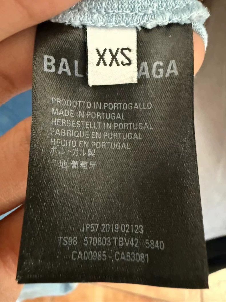 Balenciaga Balenciaga Blue Coke Short Sleeve XXS - dmc Size US XXS / EU 40 - 4 Thumbnail