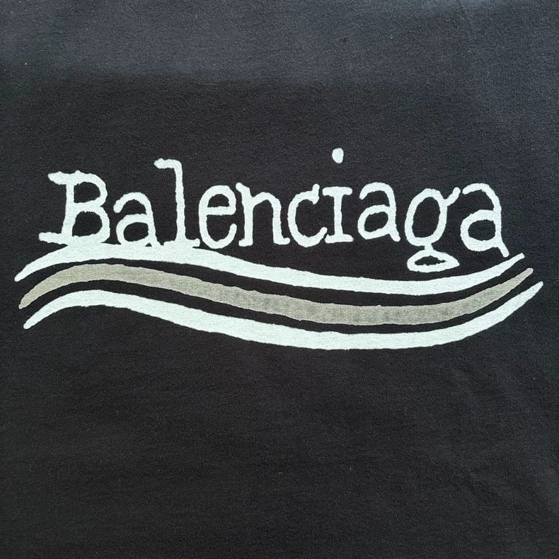 Balenciaga Balenciaga Black Graffiti Coke Tee - dmc Size US M / EU 48-50 / 2 - 2 Thumbnail