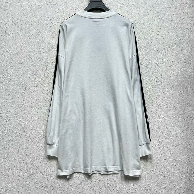 Balenciaga Adidas Balenciaga Striped Destroyed Sweatshirt - dmc Size US M / EU 48-50 / 2 - 2 Thumbnail