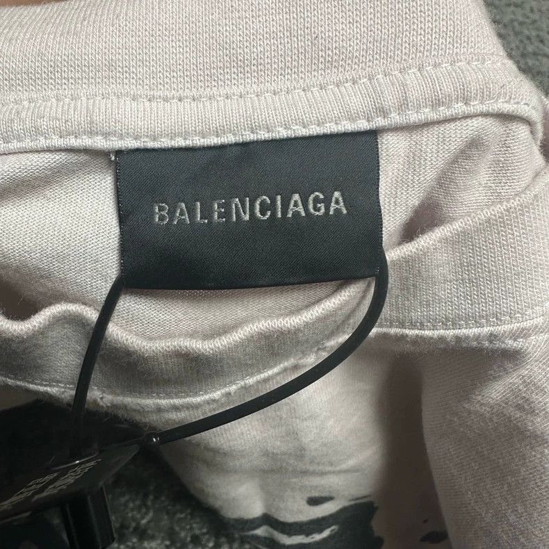 Balenciaga Balenciaga Graffiti Logo Pink Tee - dmc Size US XS / EU 42 / 0 - 3 Thumbnail