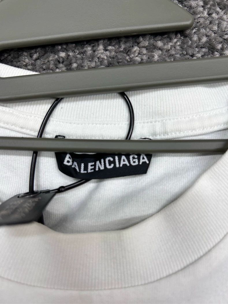 Balenciaga Balenciaga Eco Logo Short Sleeve Tee - dmc Size US XS / EU 42 / 0 - 5 Thumbnail