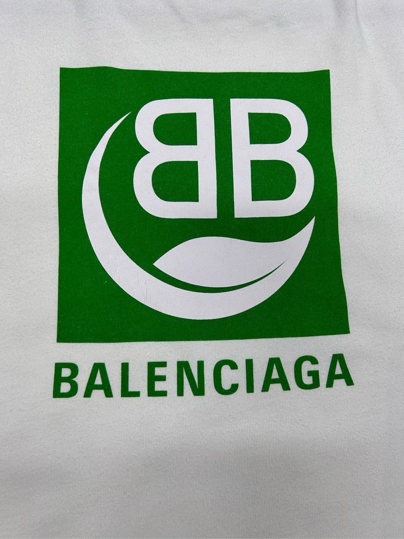 Balenciaga Balenciaga Eco Logo Short Sleeve Tee - dmc Size US XS / EU 42 / 0 - 3 Thumbnail