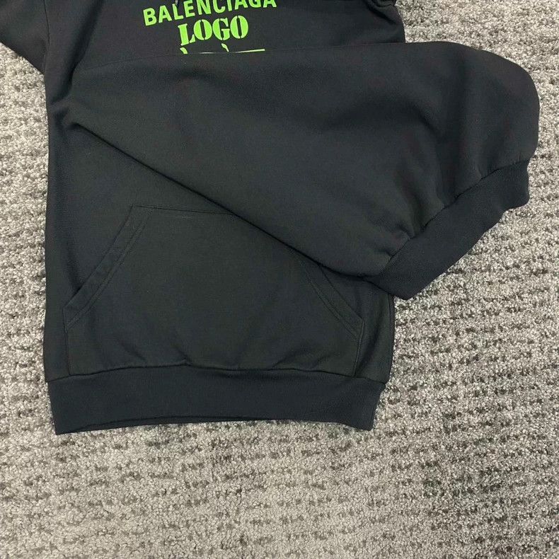 Balenciaga Balenciaga Double Hem Hoodie - dmc Size US S / EU 44-46 / 1 - 4 Thumbnail