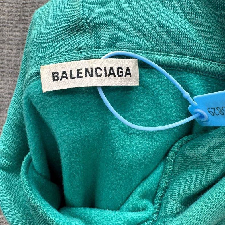 Balenciaga Balenciaga Green Hoodie Sweatshirt XS - dmc Size US XS / EU 42 / 0 - 4 Thumbnail