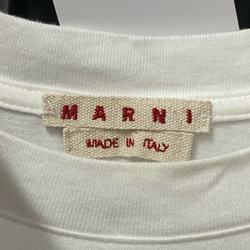 Marni Marni Long Sleeve White Cotton Shirt 0089 Size ONE SIZE - 6 Thumbnail