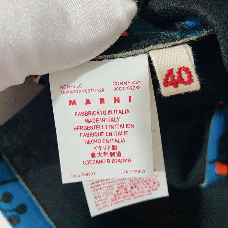 Marni Marni Summer Multi-Color Dress for Women 0089 Size M / US 6-8 / IT 42-44 - 8 Thumbnail